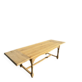 Table de ferme en chêne massif