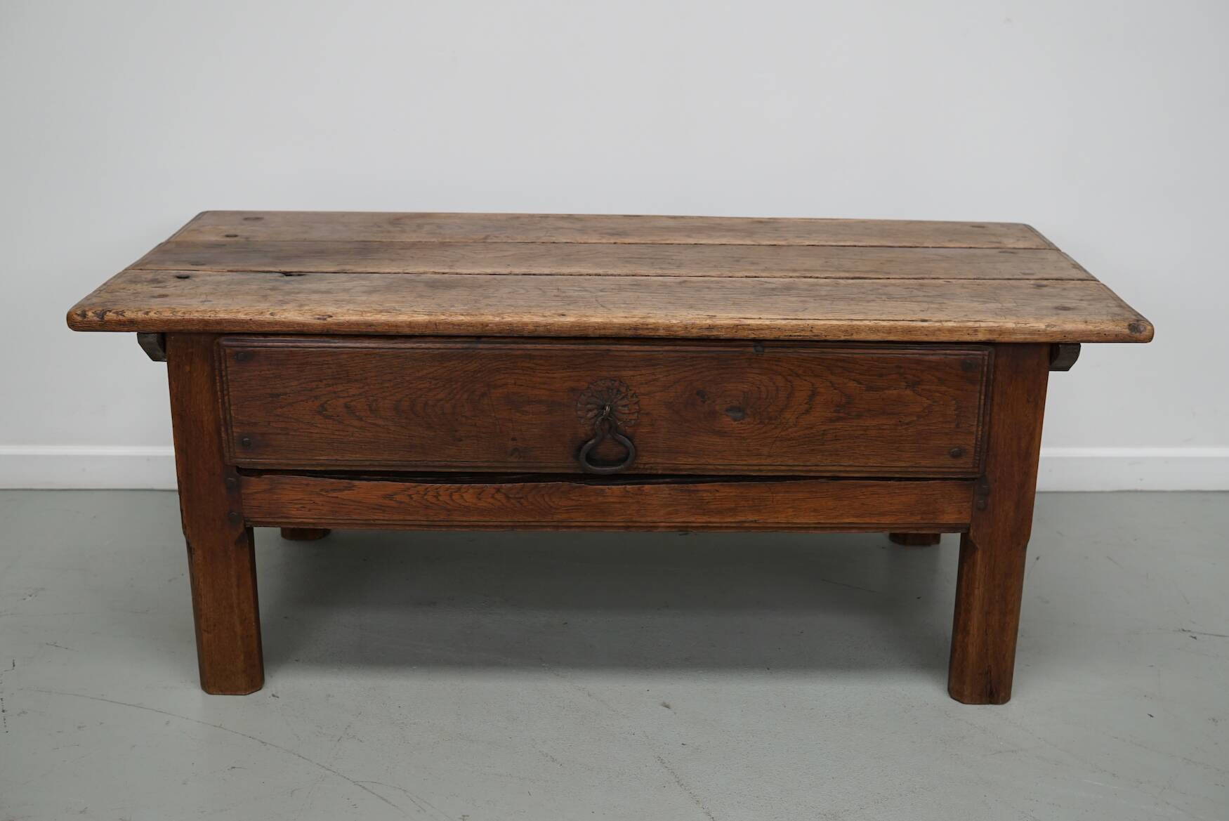 Spanish 18th Century Farmhouse Rustic Chestnut Coffee Table