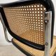 Old black caned chair Cesca B32 design Marcel Breuer 1970 Made in Italy vintage