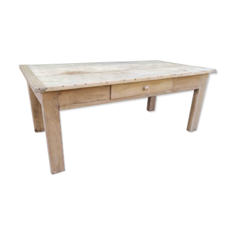Table basse ancienne de campagne