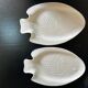 porcelain fish plate and platter