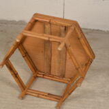 Table basse en bambou