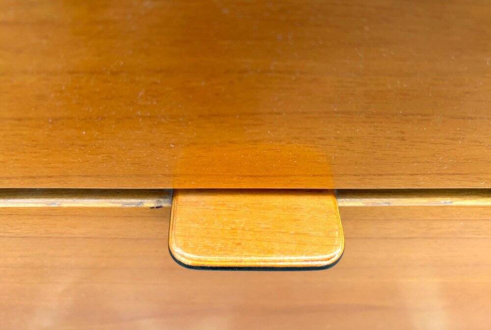 Large Italian Wooden Sideboard, 1970s