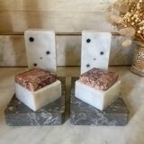 Pair of marble bookends