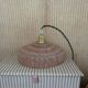 Baladeuse en verre de Clichy rose