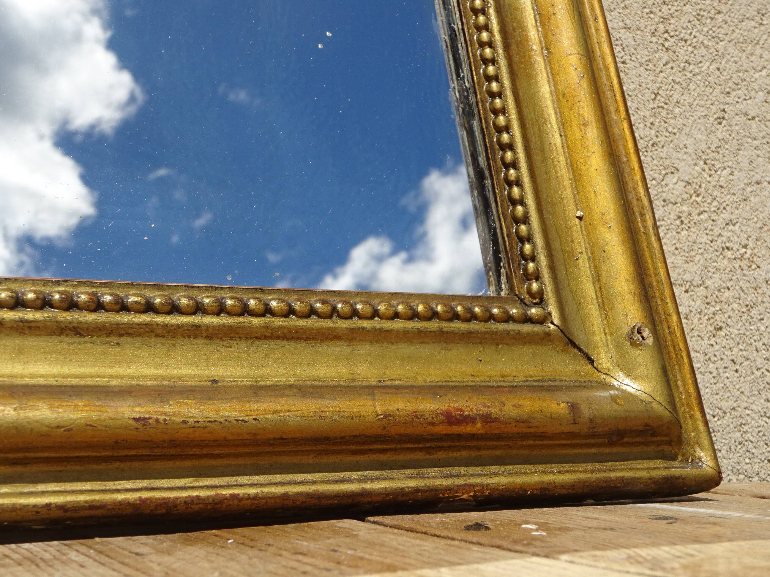 Old Louis Philippe mirror 45 x 54 cm