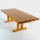 Extendable Danish vintage design dining table in solid pine by Thorsø Møbelfabrik, 1960s