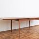 Mid-century danish teak extendable dining table, 1960