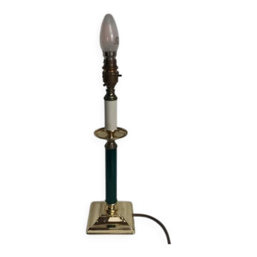 Pieds de lampe de table anglaise en laiton années 1990- état de marche - BHS