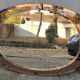 Vintage smoked mirror