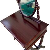 Traditional style solid wood dressing table with two drawers