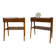 Pair of teak bedside tables by AB Carlström, 1960