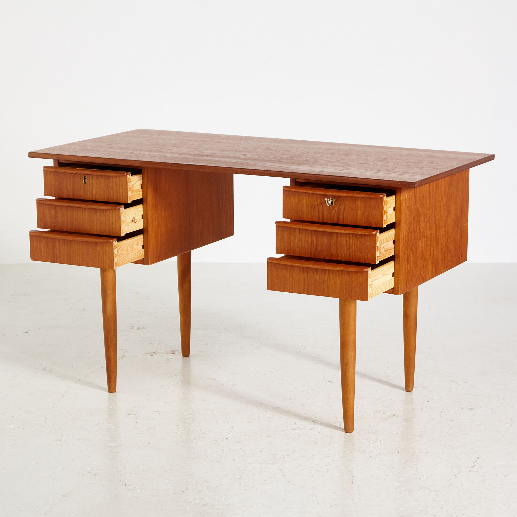 Teak writing desk