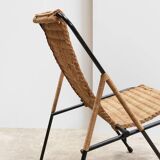 Fauteuil en osier tressé
