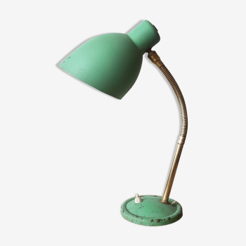 Old mint green lamp from the 50s