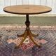 Oval English side table from the 1950s in mahogany
