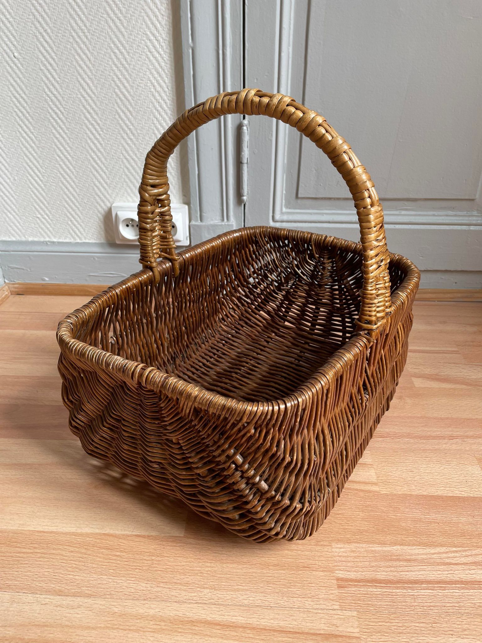 Beige brown basket