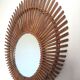 Rattan sun mirror