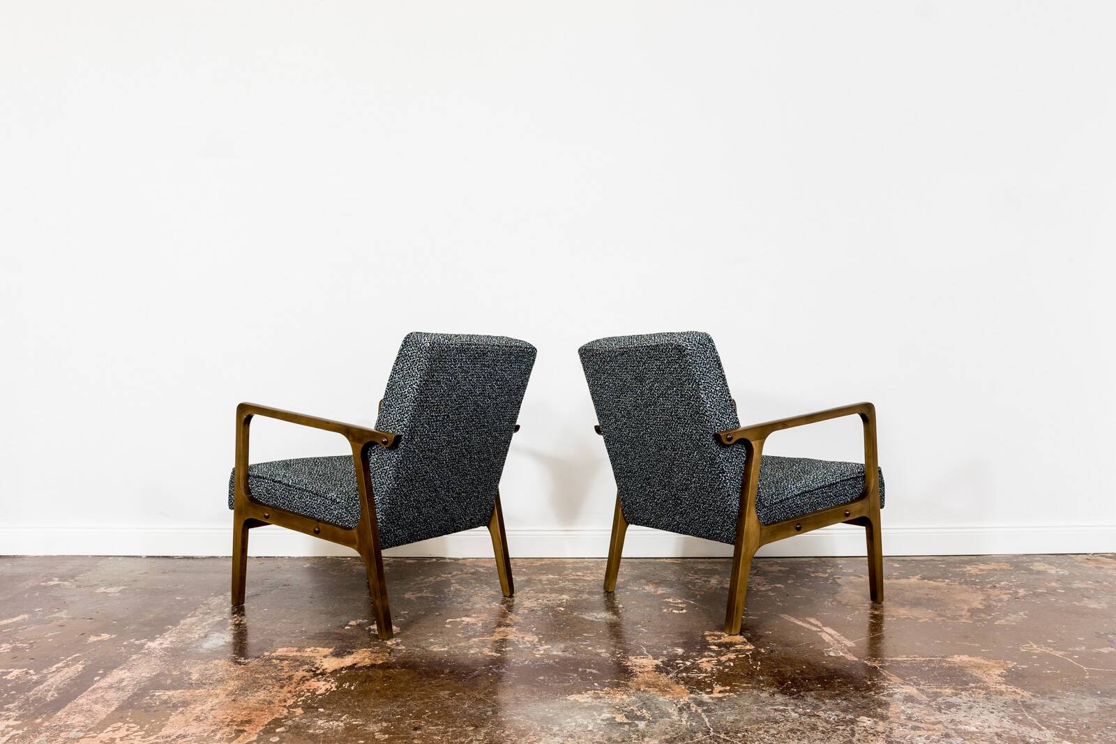 Vintage armchairs by BFM, Poland, 1960s, set of 2