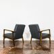 Vintage armchairs by BFM, Poland, 1960s, set of 2