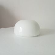 Old vintage globe lampshade in opaline.