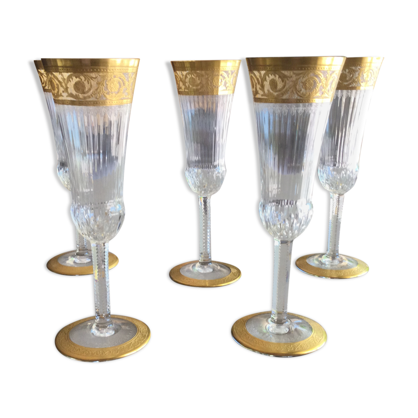 Champagne flutes St Louis