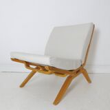 Pair Of Vintage Model S725 Beech Lounge Chairs By Dorothy & Paul Goble For Stag