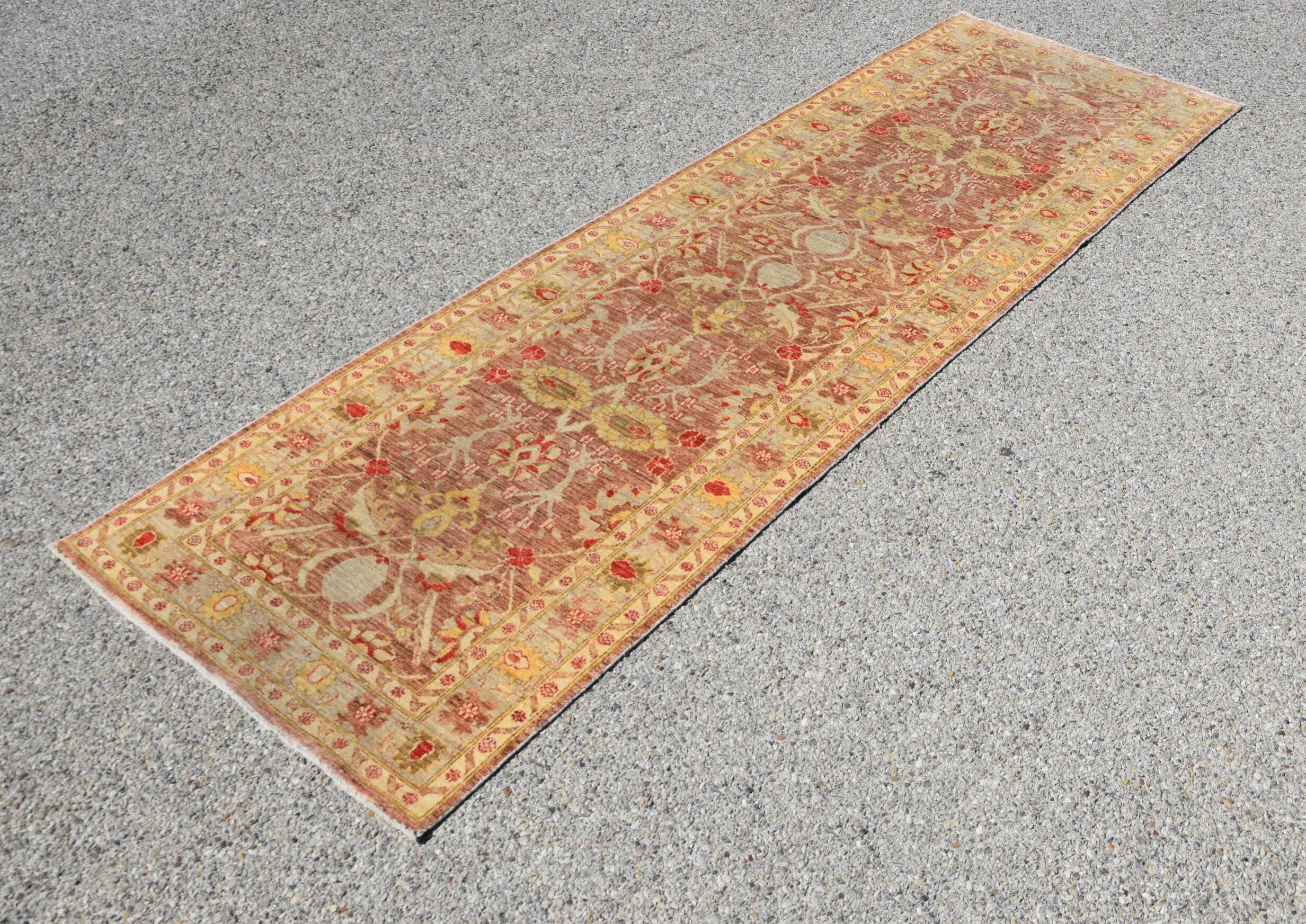 Ziegler Oriental Rug - Handmade: 3.16 X 0.97 Meters - Runner Rug