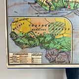 School map West & Equatorial Africa map 1950s