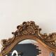 Old 70x40cm gilded wooden mirror