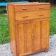 Parisian sideboard 2 doors 2 drawers at support height in oak