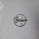 Assiette en faïence, Bretagne Pornic