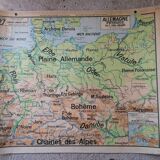Old Vidal Lablache school map of Germany n°27.