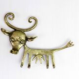 Bronze wall key ring by Walter Bosse