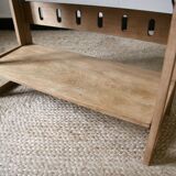 Folding wooden bookseller shelf