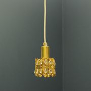 Ceiling lamp in the Hollywood Regency style. Golden.