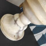 Alabaster lamp base