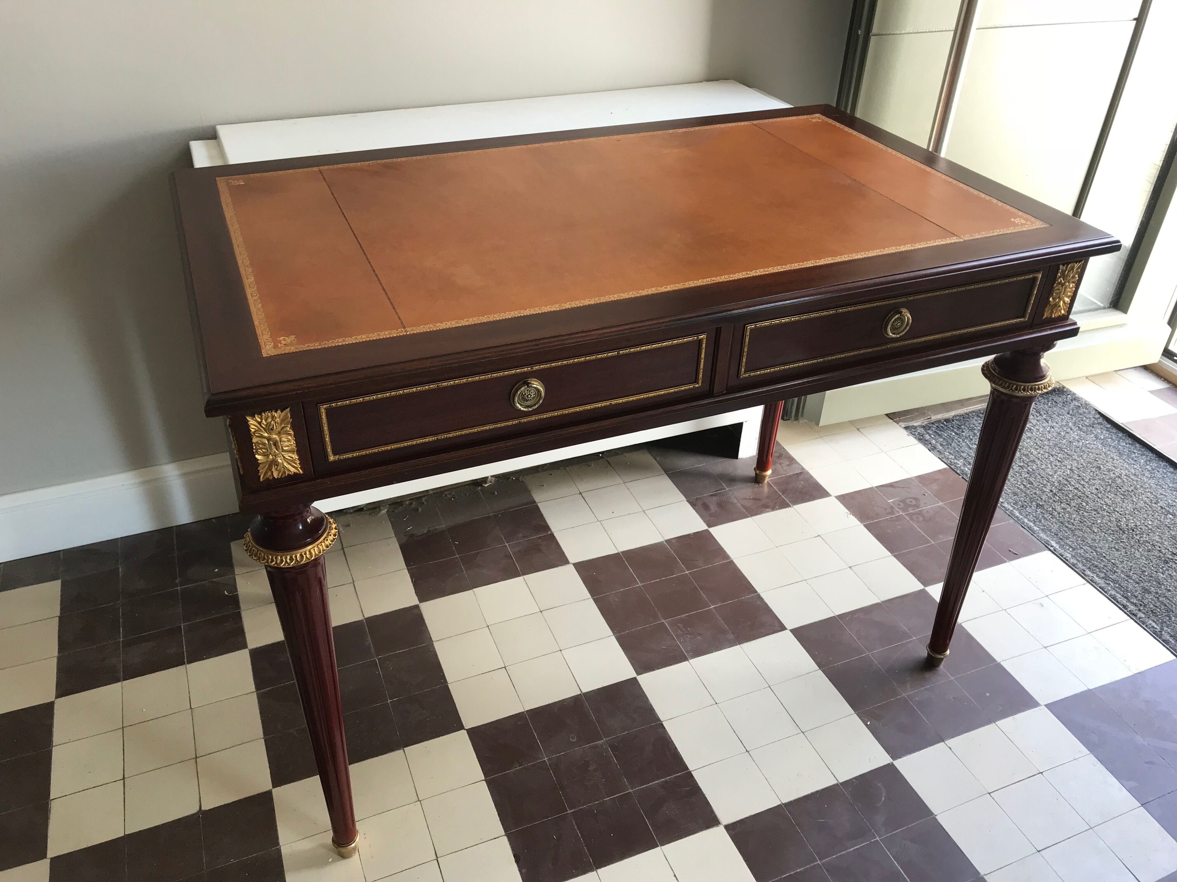 Louis XVI style flat desk