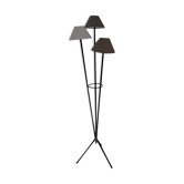 Lampadaire tripode en métal des années 1950