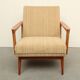 1950s armchair cherrywood in beige