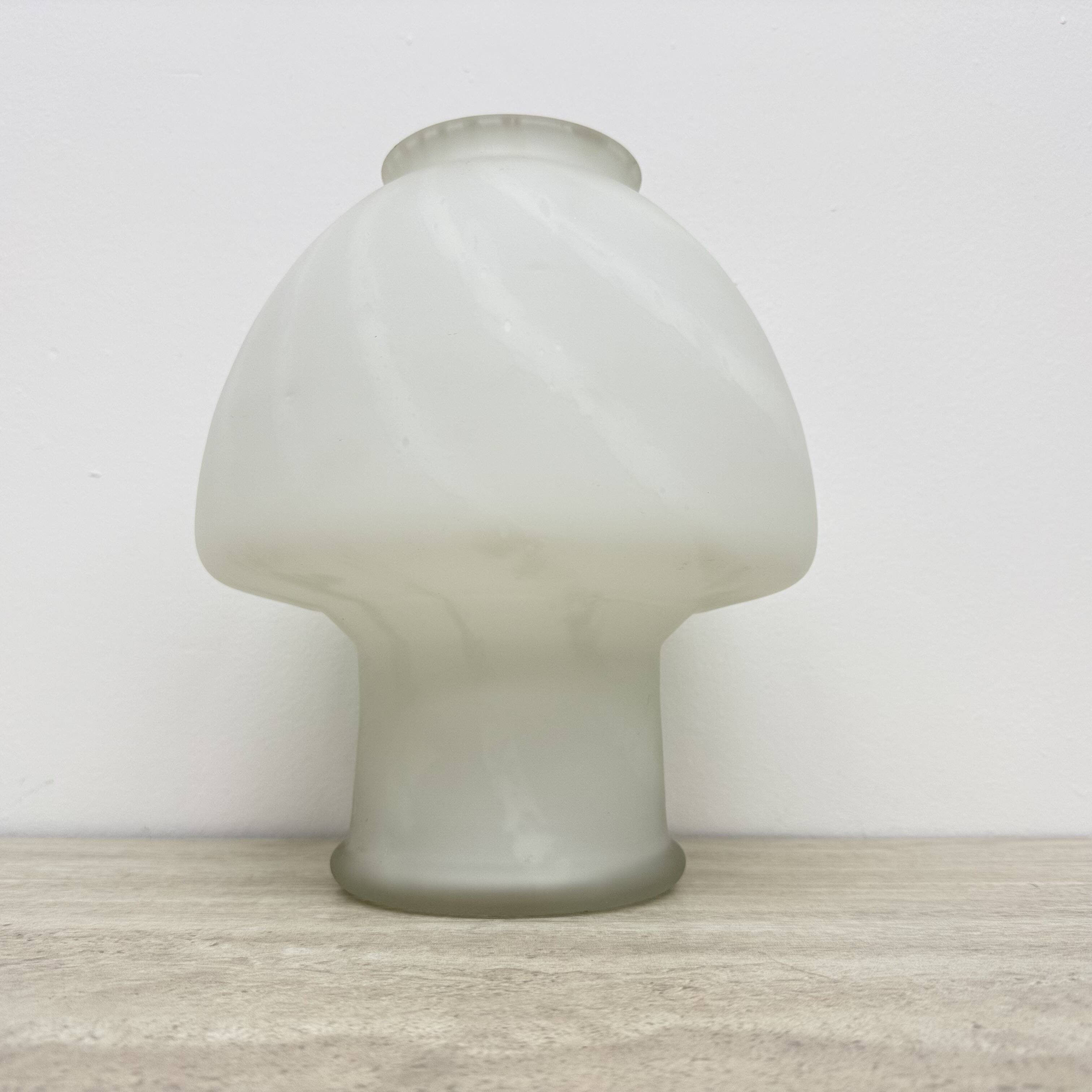 Mid-century Murano glass mushroom table lamp , 1970s