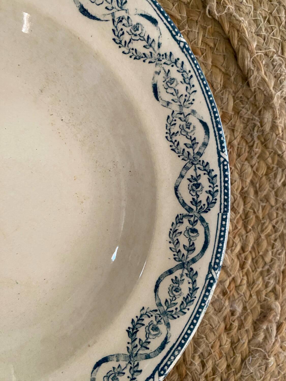 Iron earth soup plates from Moulin des Loups and Salins.
