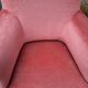 Paire de fauteuils crapaud rose