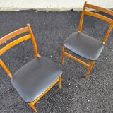 Pair of Scandinavian design chairs, 1960