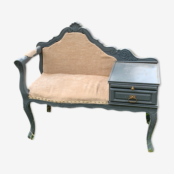 Louis XV style telephone bench - to restore