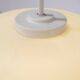 Large Scandinavian opaline pendant light - 1960s