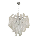Murano Glass Sputnik Chandelier With Swirling Italian Glass