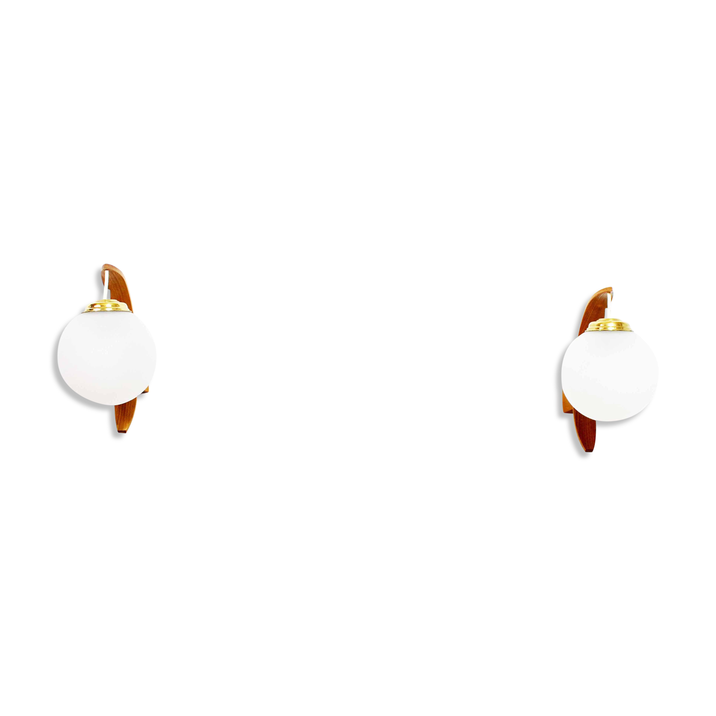 Pair of Scandinavian wall lamps