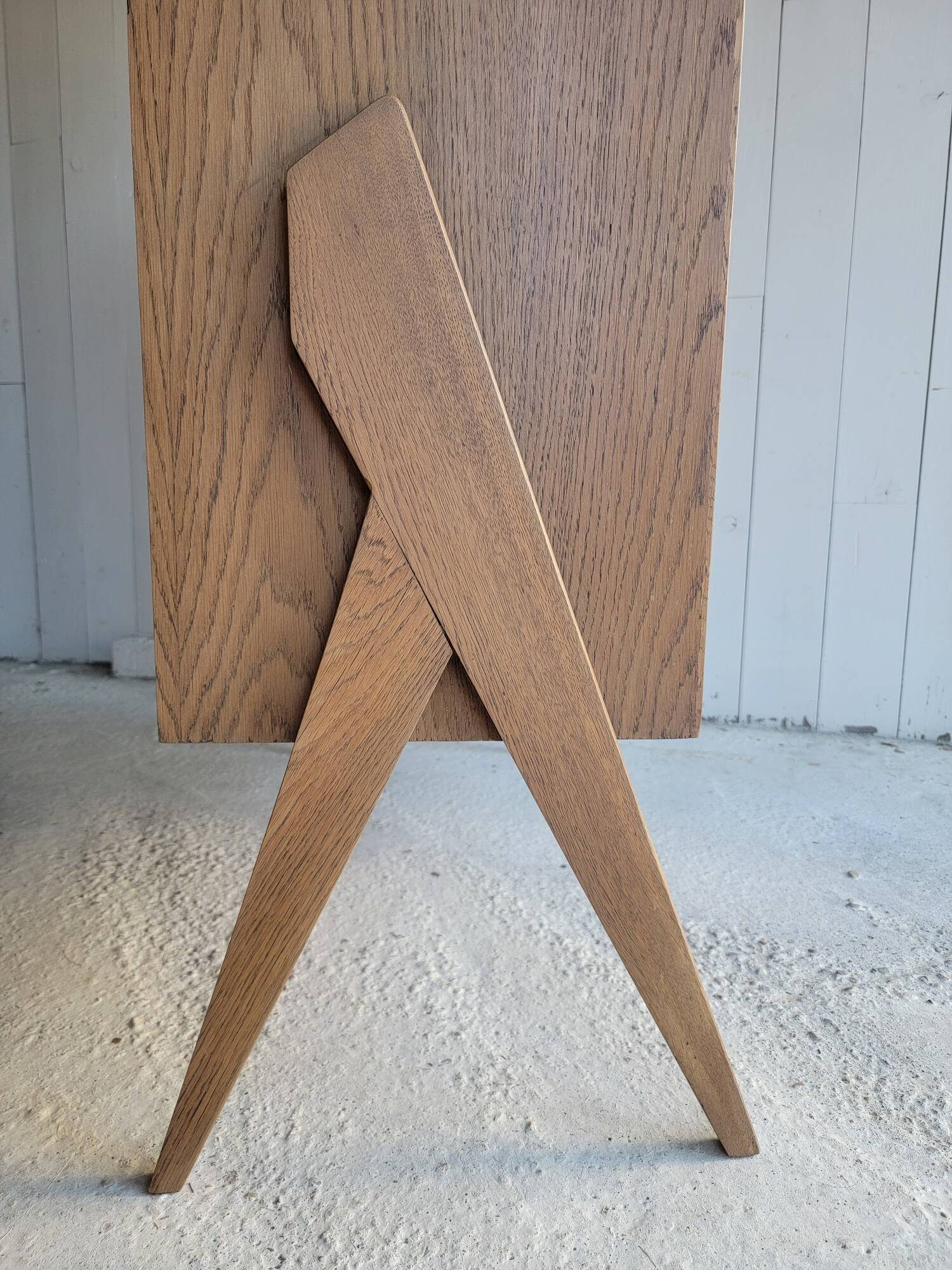 Vintage secretary with compass legs