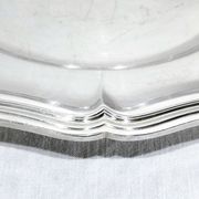 Christofle - Plat contours en métal argenté